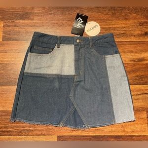 NWT denim skirt